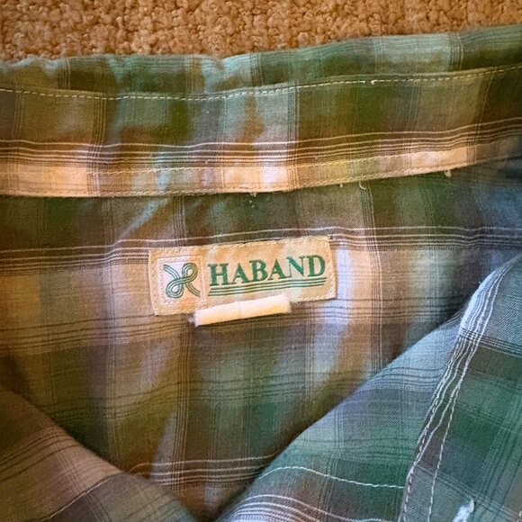 Vintage Western Style Shirt, Pearl Snap Buttons (XL) - Picture 2 of 4